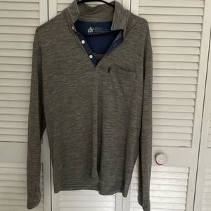 Woolly pull over shirt